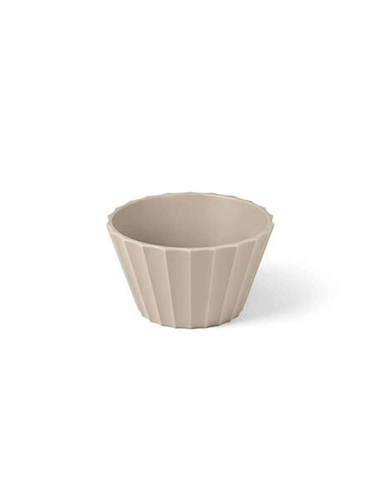 Blim+ Servierschüssel Rund Kunststoff Braun mit Durchmesser 11cm