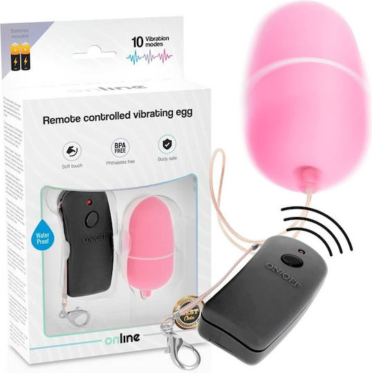 Dream Love Mini Δονητής Egg με Απομακρυσμένο Έλεγχο 6cm Ροζ