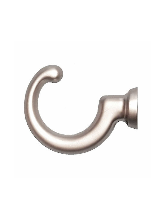 Holdback Hook made of Metal Silver 1pcs