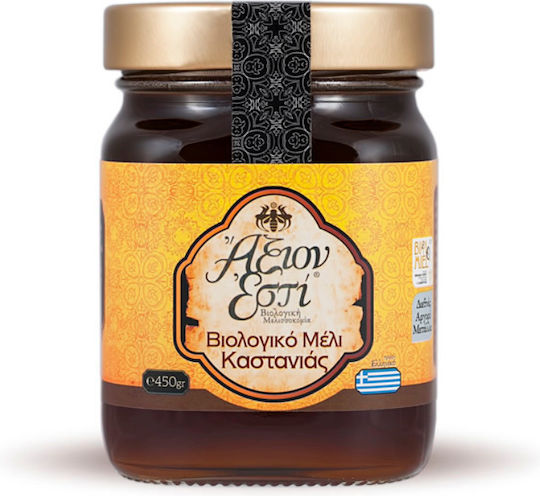 Άξιον Εστί Βιολογικό Μέλι Καστανιάς 450gr