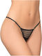 FMS Γυναικείο Sexy String Μαύρο