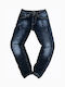 Men's Jeans Pants with Slim Fit Blue