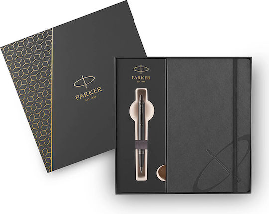 Parker Desk Set with Notebook and Pen IM Monochrome Titanium 2pcs