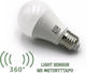 Adeleq LED Bulbs for Socket E27 Natural White with Photocell 1pcs