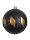 8cm Hanging Ball Ornament Ornament Plastic Black