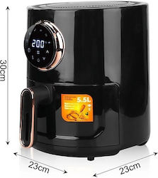 Raf R Air Fryer 5.5lt Black