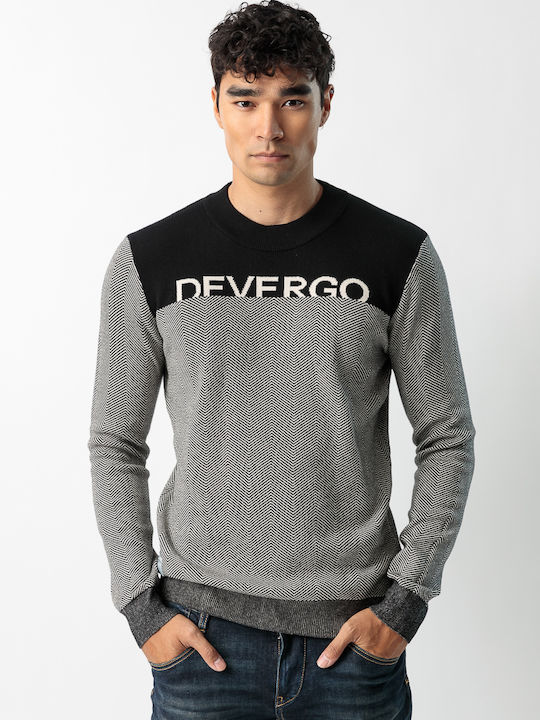 Devergo Men's Long Sleeve Sweater Black