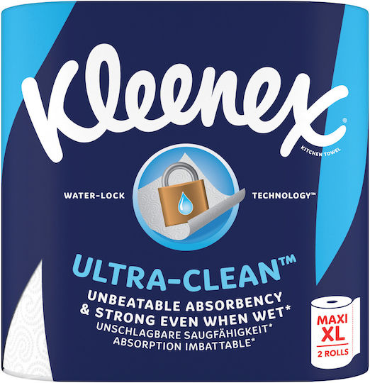 Kleenex Χαρτί Κουζίνας Ultra Clean 2 Ρολά 300gr 5029053581620