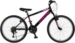 Champions Tempo 24" Παιδικό Mountain Bike Μαύρο