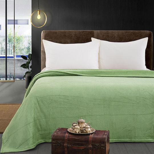 Beauty Home Pătură Super King 220x240 cm Verde Beauty Home Pătură Super King 220x240 cm Verde