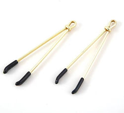 STD Brustwarzenklemmen in Gold Farbe