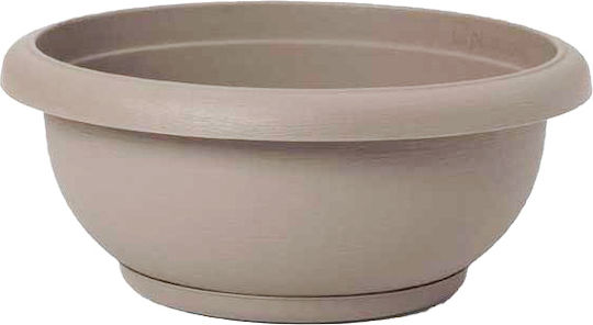Plastecnic Pot Plastic Dark Beige Plastecnic Pot Plastic Dark Beige