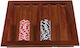 Pokeritems Βάση για Μάρκες Ξύλινη