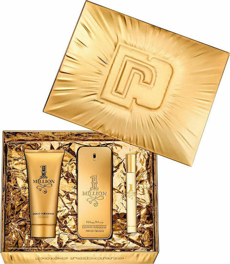 Rabanne 1 Million Herren Set mit Eau de Toilette 3Stück