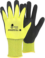 Tegera Gloves for Work Yellow Nitrile