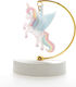 Taufgeschenk mit Dekoration Einhorn 24cm