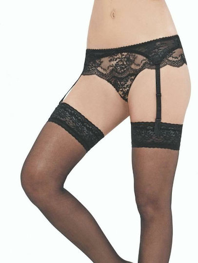 Norddiva Lingerie Femei Sexy String Black