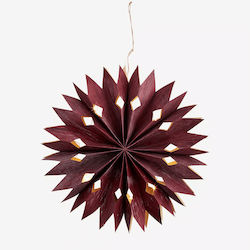 Madam Stoltz Hanging Illuminated Red Stars Madam Stoltz Hanging Illuminated Red Stars