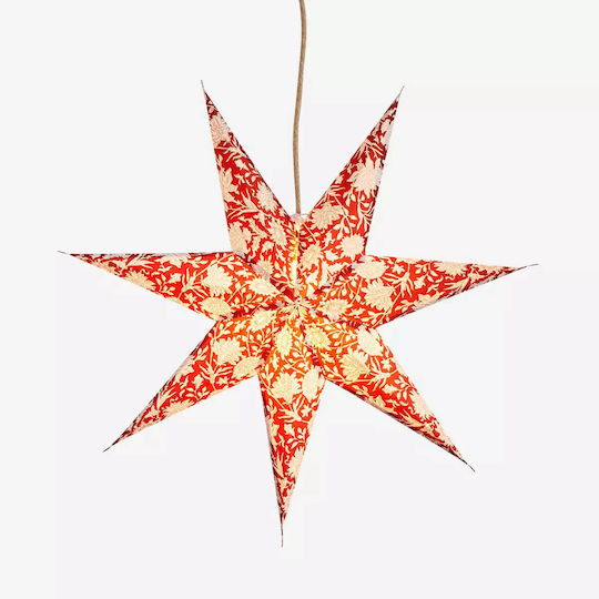 Madam Stoltz Crăciunesc Decorativ Suspendata Stea Hârtie Multicolor 1buc