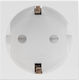 Maclean Energy Switch Frame in White Color MCE719W