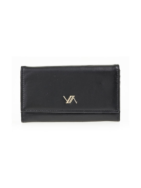 Verde Small Leather Women's Wallet Black