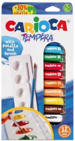 Carioca Tempera Farben Mehrfarbig in Röhre 10ml 1Stück
