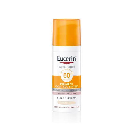 Eucerin Pigment Control Tinted Sun Gel-cream Sonnenschutz für den Körper SPF50 mit Farbe 50ml