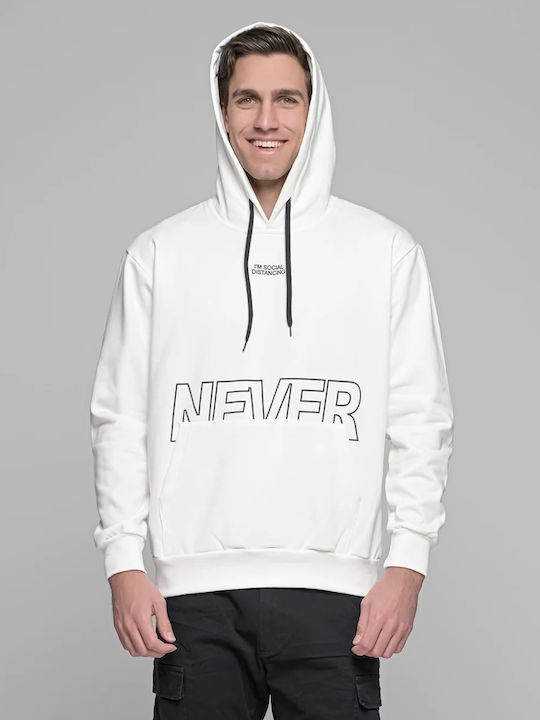 Sweatshirt mit Kapuze Weiß