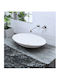 Sanitec Helios Aufgesetztes Waschbecken aus Synthetischem Material 56.5x41x12cm Ocra