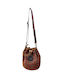 Midneto Orpheus Leather Women's Bag Shoulder Brown