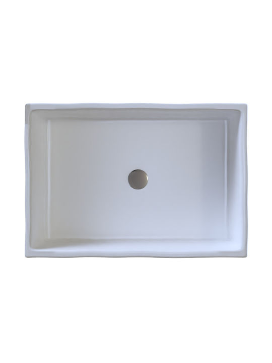 Sanitec Castello Aufgesetztes Waschbecken aus S...