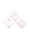 Bunny Bebe Scutec Piqué Pink Roz 90x90εκ.
