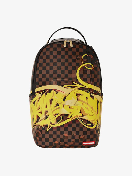 Sprayground School Bag Backpack Junior High-High School in Brown color