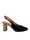 Milanos Suede Pantofi cu toc Animal Print