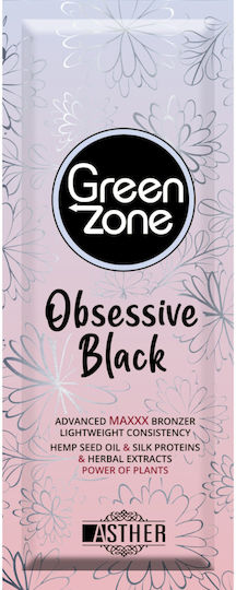 Asther Green Zone Obsessive Black Silny Bronzer Self Tanning Lotion Body 15ml