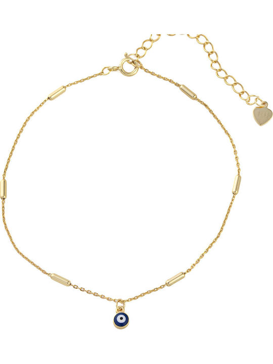 George Art Jewels Златна Верига За Глезен От Сребро