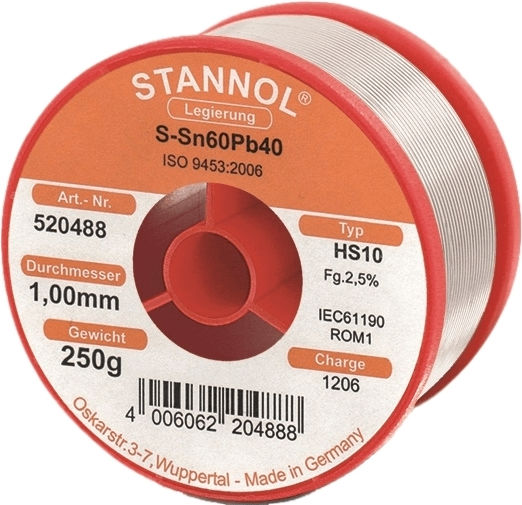 Stannol 521729 Καλάι Κόλλησης 1.5mm 100gr
