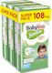 Babylino Klebeband-Windeln Sensitive Cotton Soft Nr. 7 für 15+kg 108cm