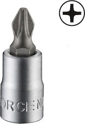 Force Steckdose Sechskant mit Steckdosenanschluss 1/4" 1Stück 1Stück Force Steckdose Sechskant mit Steckdosenanschluss 1/4" 1Stück 1Stück