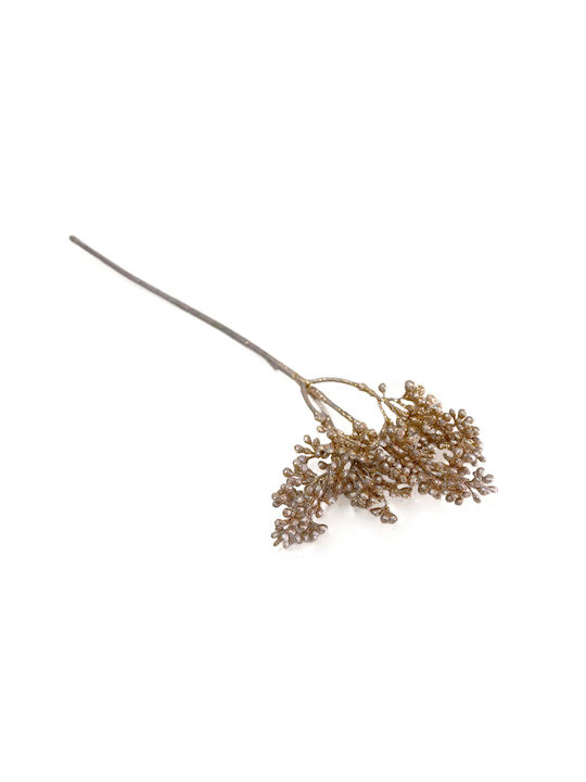 Artificial Decorative Branch Gold 30cm 1pcs