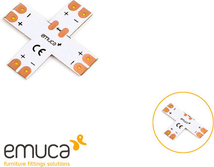 Emuca Conector pentru benzi LED 5202920