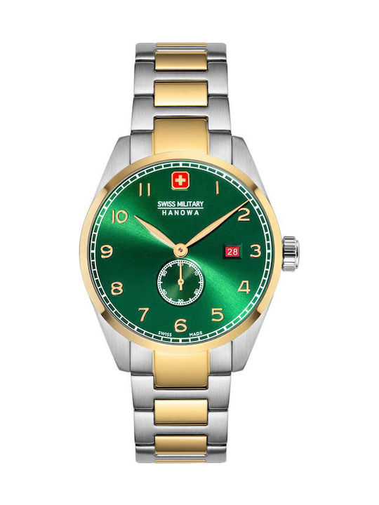 Swiss Military Hanowa Herrenuhr Batterie mit Si...