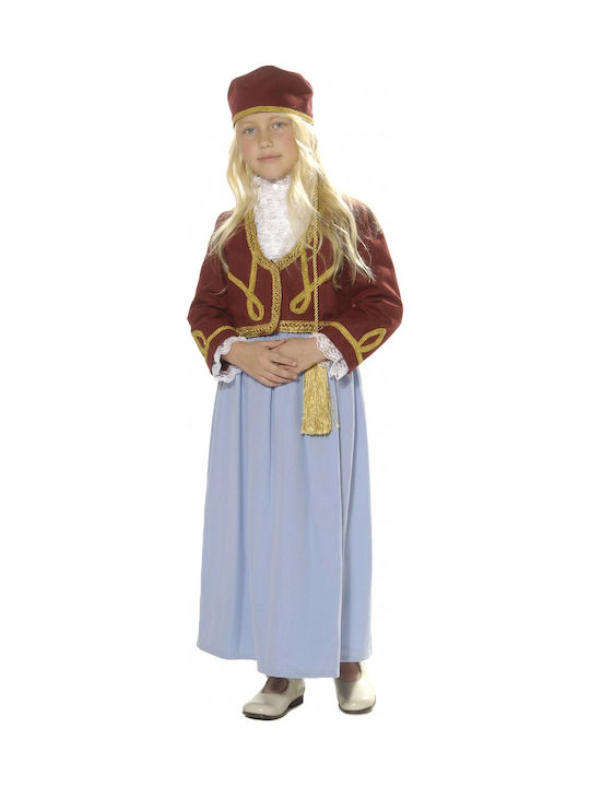 Traditional Kids Costume Amalia with 1 Row Neck...