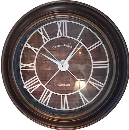 La Belle Maison Wanduhren Metallisch Braun Ø66cm D987.1