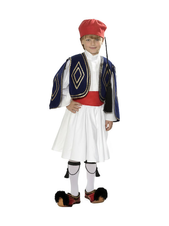 Traditionelles Kinderkostüm mit Strumpfhosen