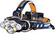 ACP Rechargeable Headlamp LED IPX4 with Maximum Brightness 2400lm