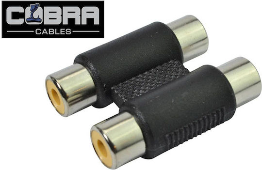Cobra Double Μετατροπέας RCA female σε RCA 2x female 1τμχ