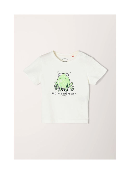 S.Oliver Kinder-T-Shirt Ecru