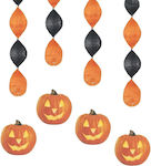 Unique Hanging Ornament for Party Halloween in Orange color 4pcs