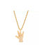 Goldjewels Necklace Gold Plated with Zircon